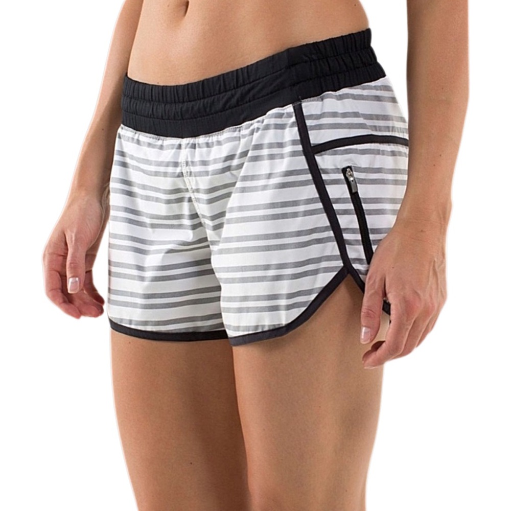 LULULEMON Run-Track Attack Short
Twin Stripe‎ Black/Black